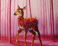 Who killed Bambi, The Still Life series, oil on canvas, 80x80 cm, 2015.jpg